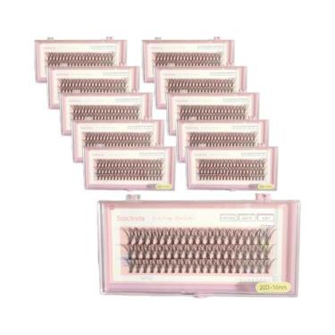 Imagem de Cílios Postiços Naturais 20D 0.07mm De Mink Sintético C Curl 8-14mm Mi