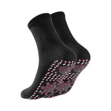 Imagem de Meias Térmicas De Inverno Com Terapia Magnética De Turmalina Para Emag