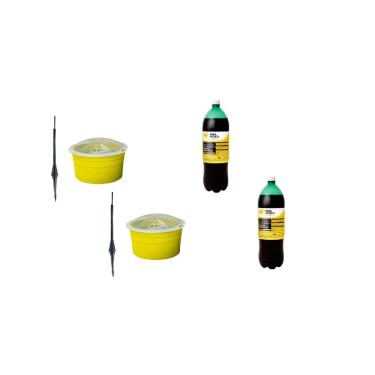 Imagem de Kit 2 Armadilhas Target e 2 Atrativo Natural Papa Mosca