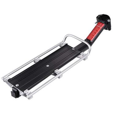 Imagem de Rack de carga de bicicleta liga de alumínio prateleira de selim traseiro de bicicleta de liberação rápida substituição de bagagem de transporte para mountain road mountain bike mtb