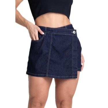 Imagem de Shorts Saia Jeans Sawary - 281934 46-Feminino