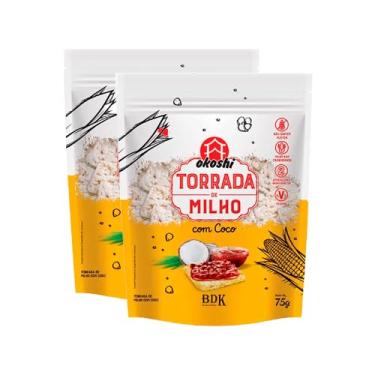 Imagem de Kit 2X: Torrada de Milho com Coco Okoshi 75g