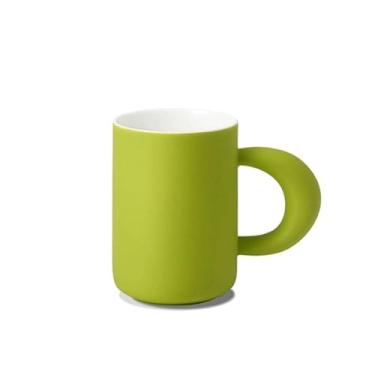 Imagem de Conjunto de 1 caneca de café de geleia moderna, caneca de cerâmica de 402 g com grande capacidade para os melhores amigos e irmãs dos amantes (verde)