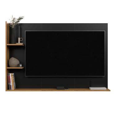 Imagem de Painel Berlim Para Sala TV De Ate 50 Polegadas (Preto Nature)