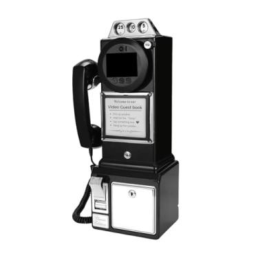 Imagem de Sclmgo Livro de Assinaturas de Casamento com áudio E Vídeo, Gravador de Telefone, Preto