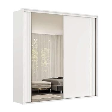 Imagem de Guarda-Roupa Casal com Espelho Imperium 2 PT 6 GV Branco 207 cm