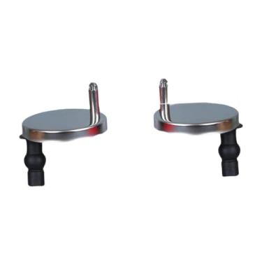 Imagem de MotiveTech Kit com 2 parafusos de dobradiça para assento de vaso sanitário para banheiro, 50mm