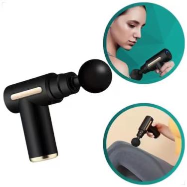 Imagem de Massage Gun Recarregável Via USB De Longa Duração - Iba Commerce