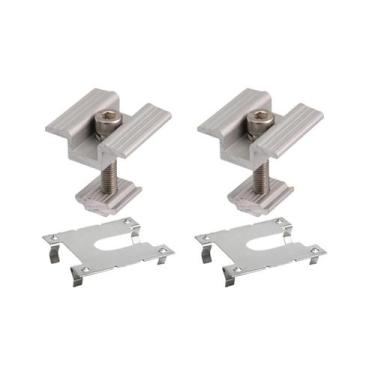 Imagem de Conector Grampo Mid Clamp P/ Painel Solar - 2 Peças - SunProp