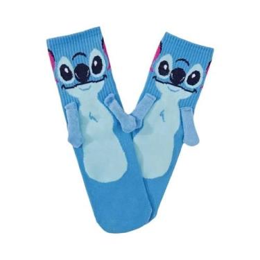 Imagem de Meias De Tubo Disney Stitch Para Meninas, Presente De Natal Fofo De De