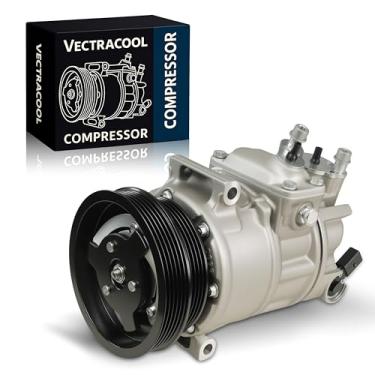 Imagem de Compressor de ar condicionado CO-4574JC compatível com Audi TT RS Quattro 2012-2013 2,5L; Compatível com Volkswagen Jetta 2009-2010 1.9L, 2005-2010 2.5L, 2011-2014 2.5L Substituição #1985677JC