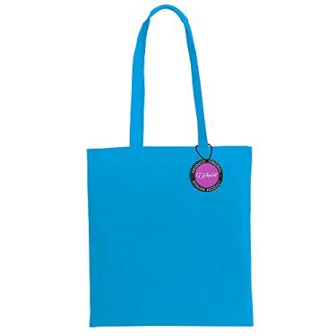 Imagem de Sacola Ecobag em Algodão Reciclado e Poliéster Breeze TopGet (Azul Claro)