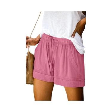 Imagem de Shorts De Seda Com Renda De Cintura Alta Para Mulheres, Confortáveis E