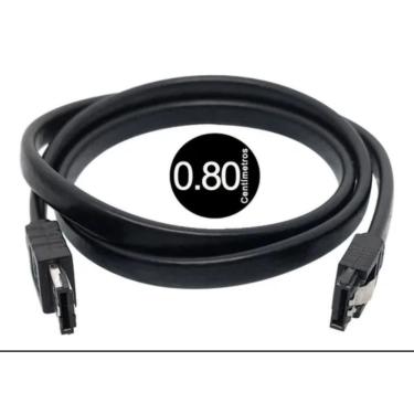 Imagem de Cabo Dados Esata X Sata Hd Drive E- Placa Mae 80 Cm