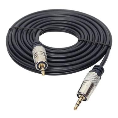 Imagem de Cabo P2 Estéreo X P2 Estéreo 5 Metros Blindado 100%