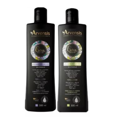 Imagem de Kit Arvensis Cachos Naturais Creme Ativador 500 Ml 2 Itens