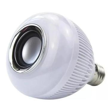 Imagem de Lâmpada Led Musical Rgb Bluetooth Controle Remoto 8 Cores