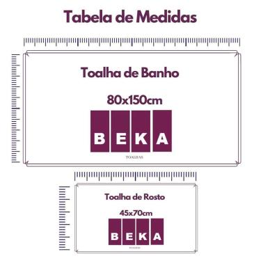 Imagem de Jogo De Toalhas Luxury Soft Beka Banho + Rosto Luxo Branco