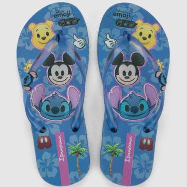 Imagem de Chinelo Infantil Disney Grendene 27319, Azul, Azul transp, 27/28