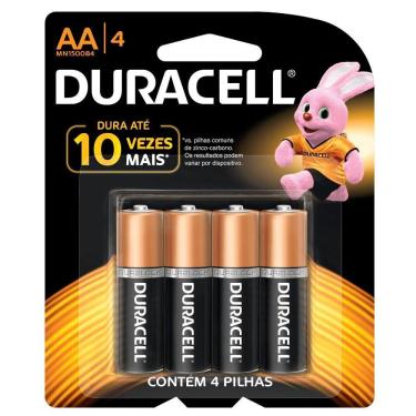 Imagem de Pilha Alcalina Duracell AA 4 Unidades