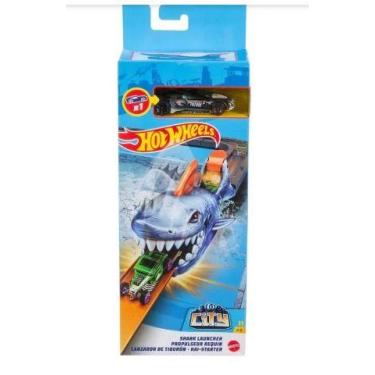 Imagem de Pista de Percurso - Hot Wheels City - Lançadores Nemesis - Tubarão