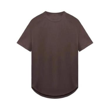 Imagem de Camiseta Masculina De Corrida De Secagem Rápida Com Manga Curta, Gola 