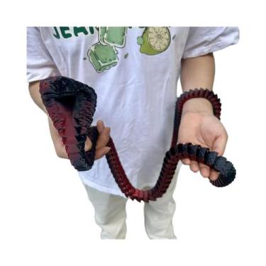 Imagem de Estátua De Cobra Colorida Impressa Em 3D, Figura De Animal Flexível 13