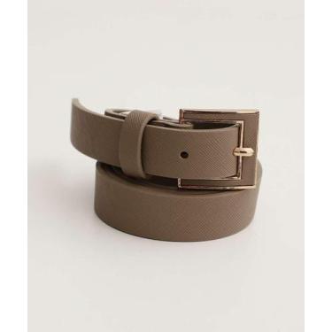 Imagem de Cinto Feminino Textura Fivela Marisa-56715, Bege, GG