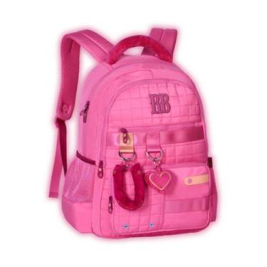 Imagem de Mochila Rebecca Bonbon Costas Meninas Passeio Pelúcia Kids Cor:Lilás, 