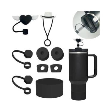 Imagem de Conjunto De Protetores Antivazamento Para Copo Stanley 9 Peças Com 2 P