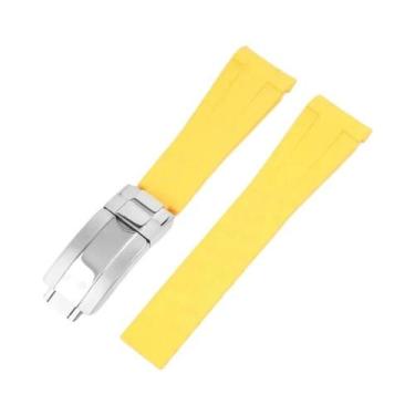 Imagem de Pulseira De Borracha À Prova d'Água De 20mm Para Rolex Série Ghost Day