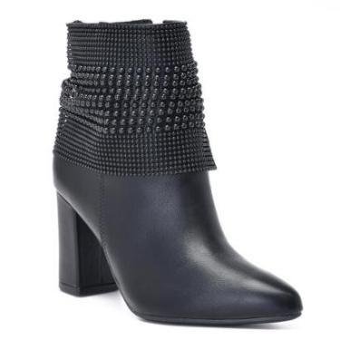 Imagem de Bota Feminina Cano Curto Via Marte Bota Salto Grosso-Feminino