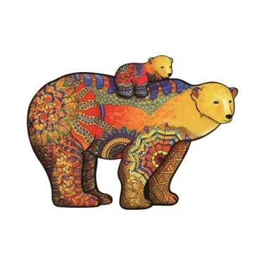 Imagem de Quebra-Cabeça De Madeira DIY Para Adultos E Crianças, Cão E Elefante, 