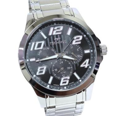 Imagem de Relógio Technos Masculino Analógico Prateado 6P29AFTS/1P, Prateado