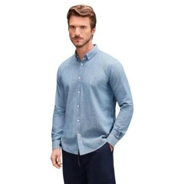 Imagem de Camisa Social Reserva Manga Longa Chambray Masculino-Masculino