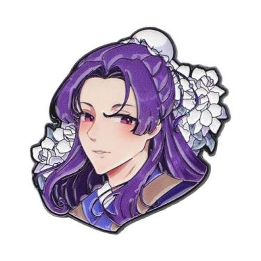 Imagem de Pins De Esmalte De Menina Anime, Crachá De Manga Japonês Para Mochila,