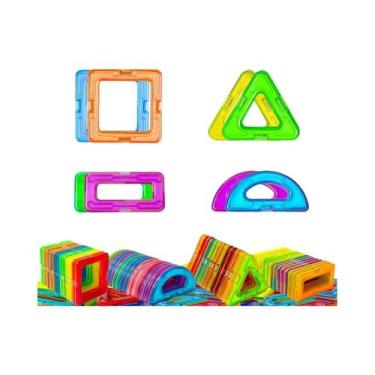 Imagem de Conjunto De Blocos Magnéticos De Tamanho Médio Para Crianças, Brinqued