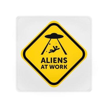 Imagem de Mini Luminária Box Aliens At Work Usb