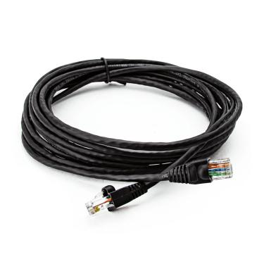 Imagem de Cabo De Rede Nexans Cat5e Montado Preto - 20 Metros