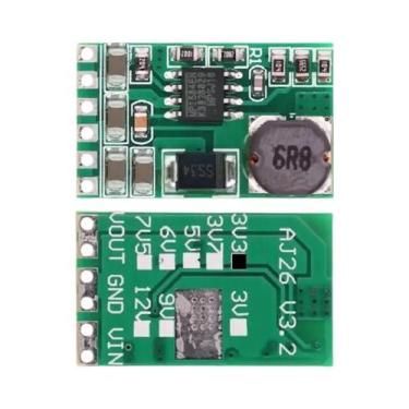 Imagem de Módulo Conversor DC-DC De Alta Potência 4.5V-27V Para 3V-12V 3.5A, Pla