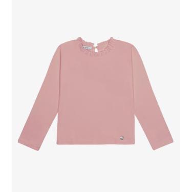 Imagem de Blusa Manga Longa Feminina Trick Nick Rosa, 14, Rosa
