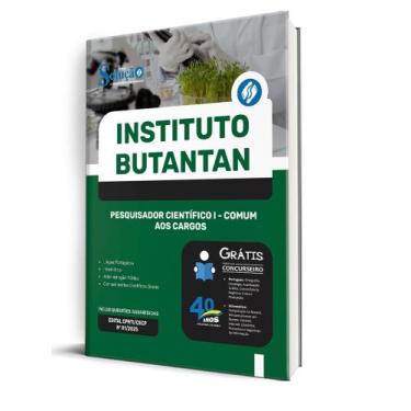 Imagem de Apostila Instituto Butantan - Pesquisador Científico I - Comum aos Car
