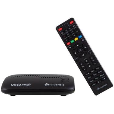 Imagem de Receptor Digital Multimídia Vivensis Vx10 Banda Ku Hd, Bivolt