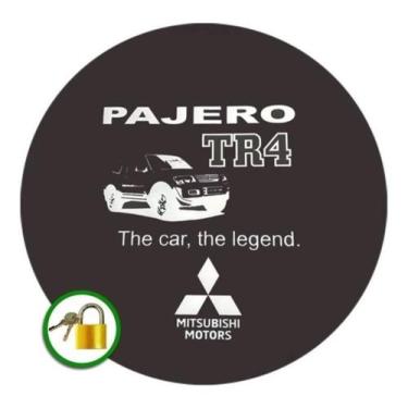 Imagem de Capa Estepe Pajero Tr4 2002 A 2018 Com Cadeado Aro* 17 Pret - Auto's