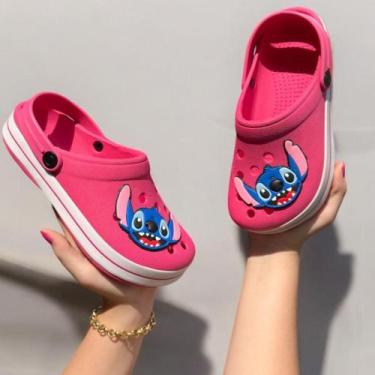 Imagem de babuche stitw sandália infantil adulto lisa promoção original, Pink03,