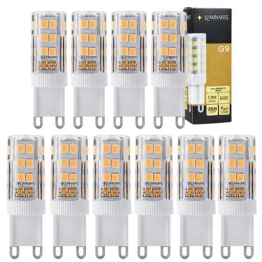Imagem de Kit 15 Lâmpadas Led G9 Halopin 4,9W Branco Quente Bivolt Para Lustres 