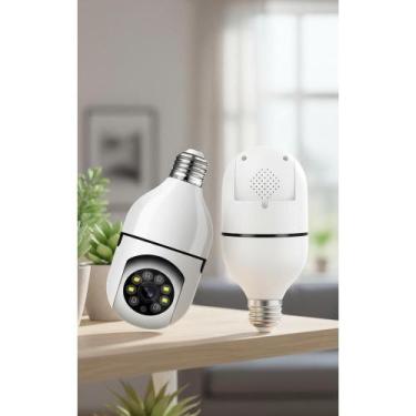 Imagem de Câmera IP 360 Lâmpada Segurança WiFi Full HD Visão Noturna - Congratul