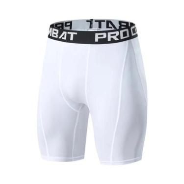 Imagem de Shorts De Compressão Para Musculação Masculina, Leggings Elásticas Par