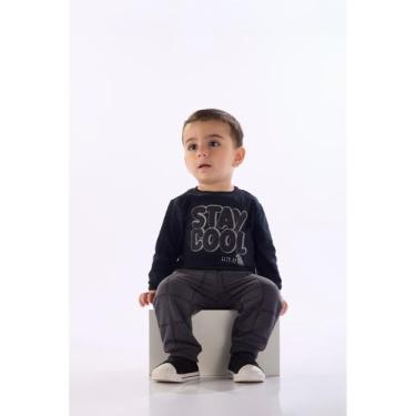 Imagem de Conjunto Stay Cool para Bebê Menino Quimby, Preto