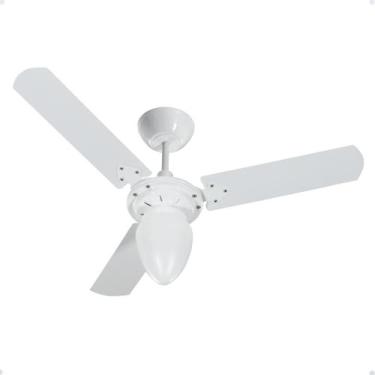 Imagem de Ventilador De Teto Tron Pera New 3 Pás Clm At Branco 130w 127v 51.01-0
